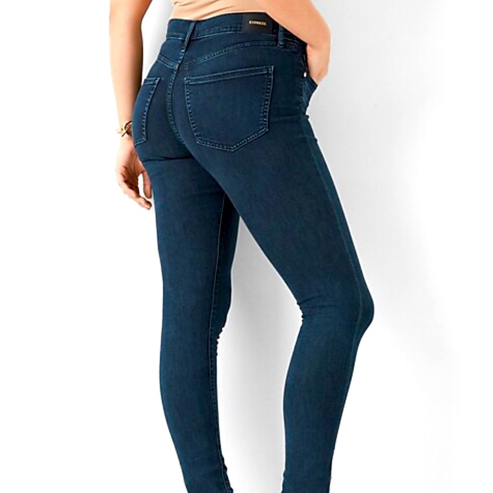 Express High Rise Stretch Skinny Jeans Size 6